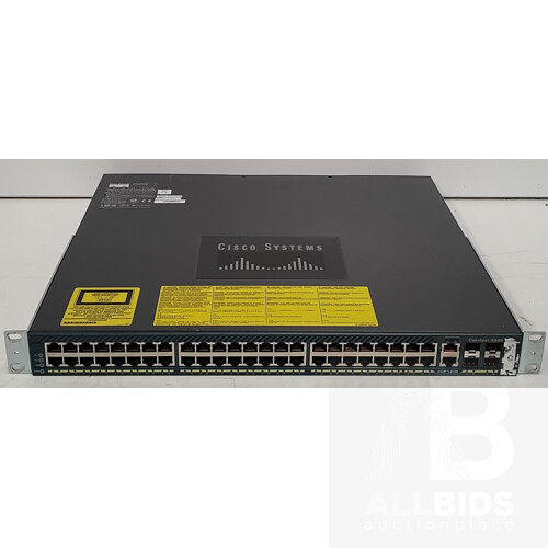 Cisco (WS-C4948) Catalyst 4948 Series 48-Port Gigabit Ethernet Switch