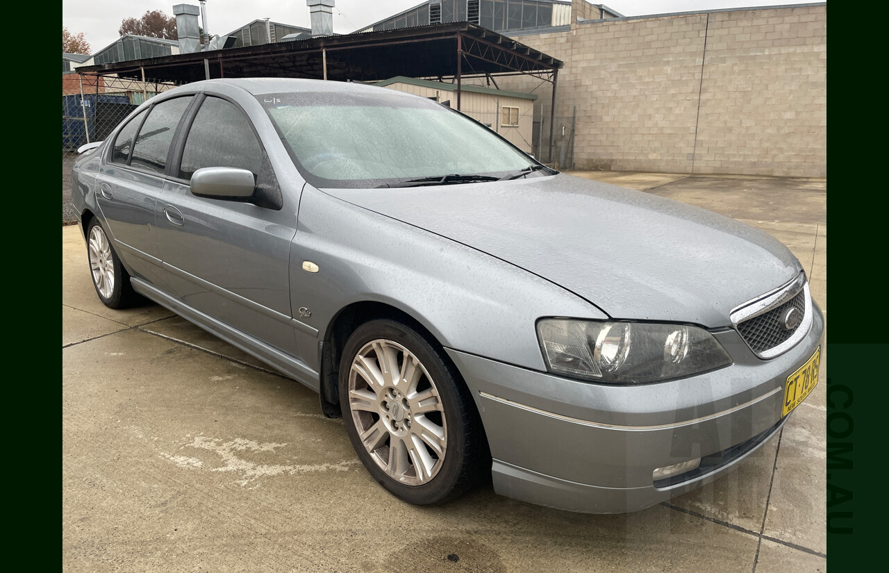 6/2005 Ford Falcon BA MKII Fairmont Ghia 4d Sedan Grey 4.0L