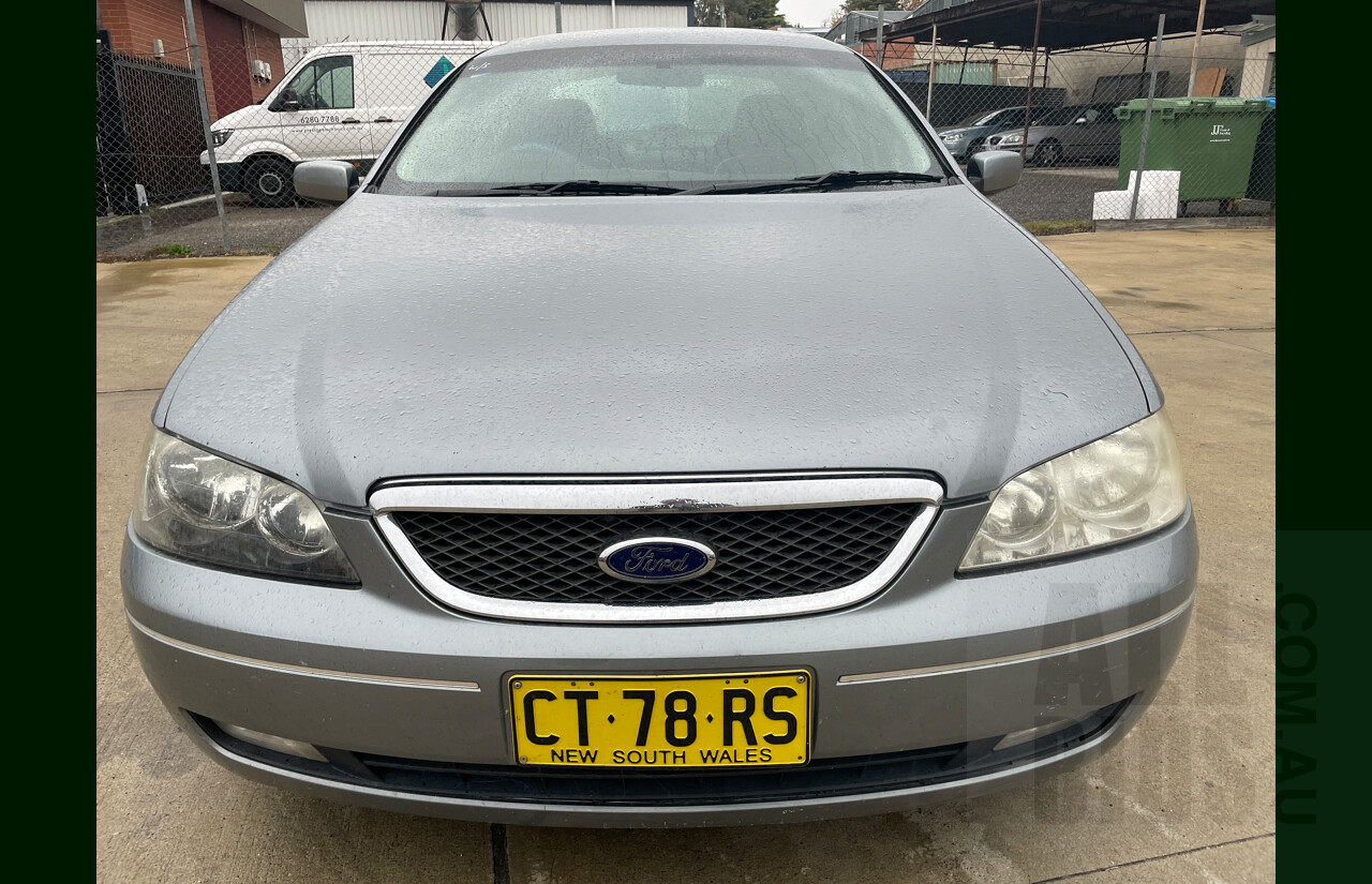 6/2005 Ford Falcon BA MKII Fairmont Ghia 4d Sedan Grey 4.0L