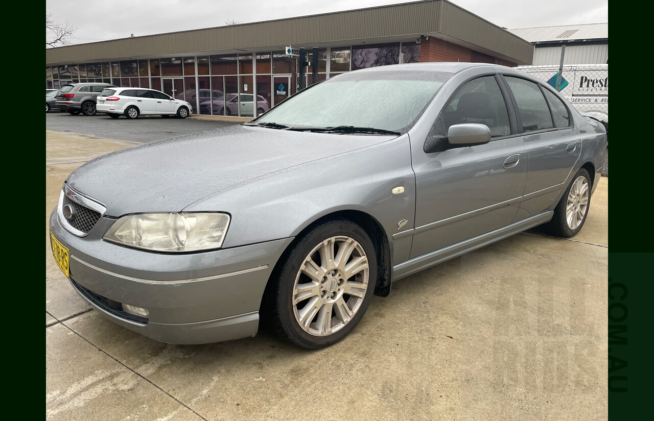 6/2005 Ford Falcon BA MKII Fairmont Ghia 4d Sedan Grey 4.0L