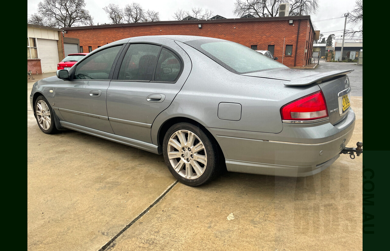 6/2005 Ford Falcon BA MKII Fairmont Ghia 4d Sedan Grey 4.0L