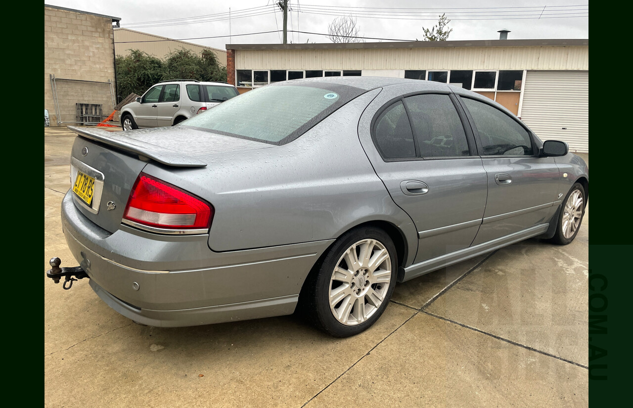 6/2005 Ford Falcon BA MKII Fairmont Ghia 4d Sedan Grey 4.0L