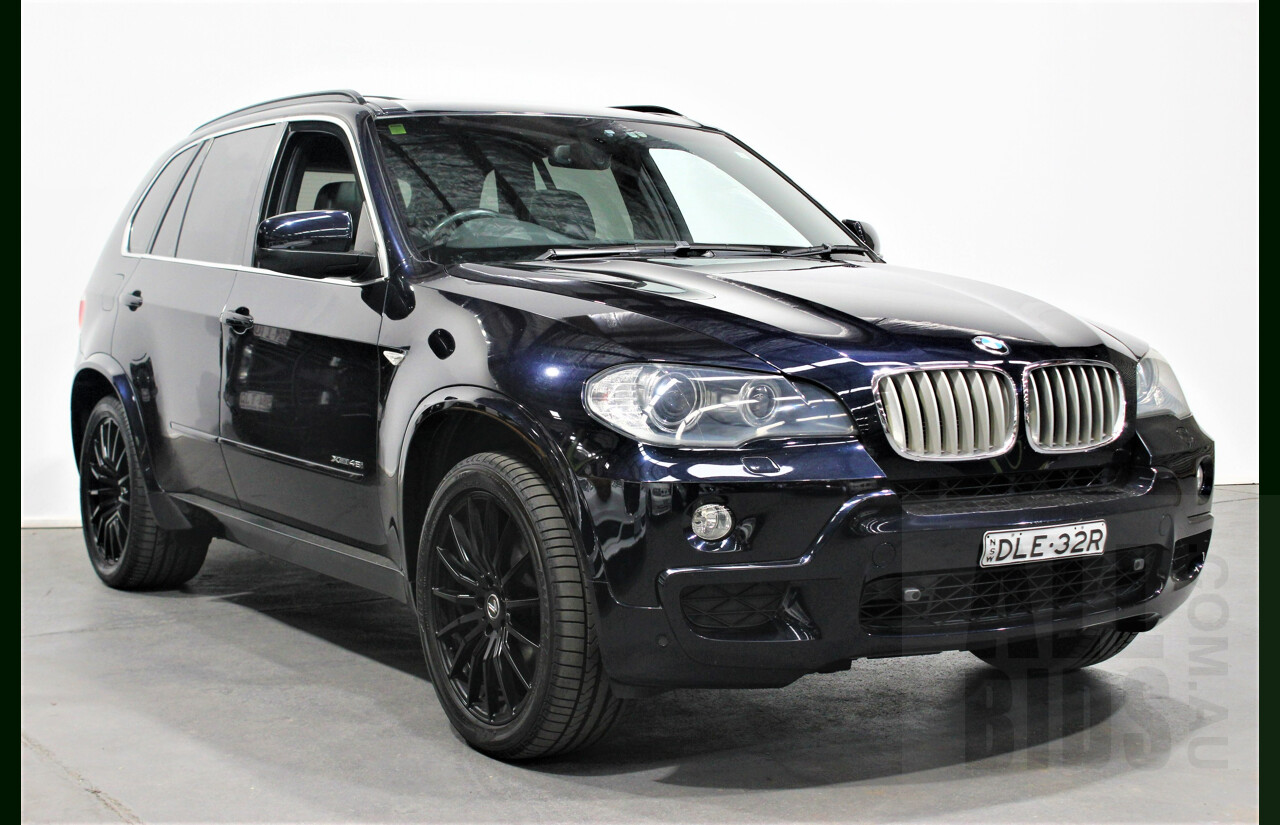 4/2010 Bmw X5 Xdrive 48i E70 MY09 4d Wagon Black 4.8L V8