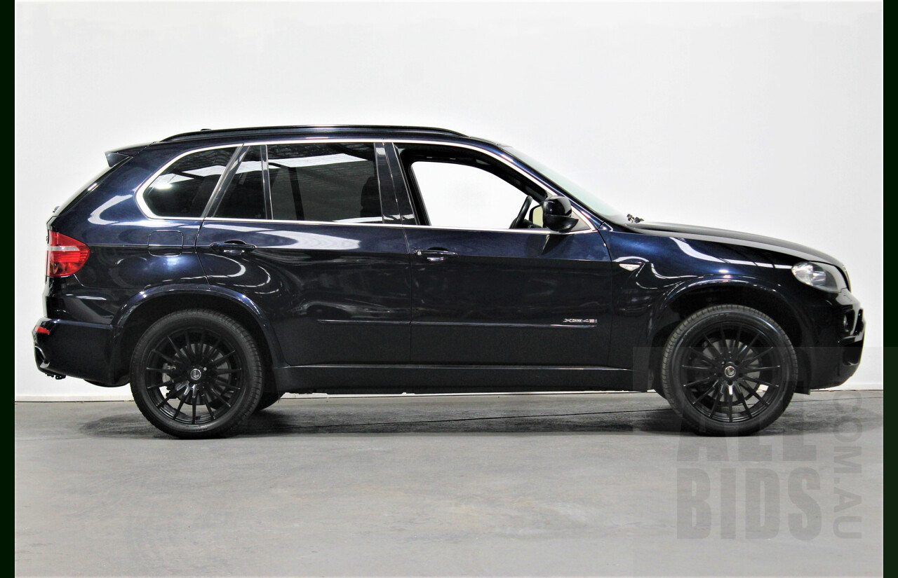 4/2010 Bmw X5 Xdrive 48i E70 MY09 4d Wagon Black 4.8L V8