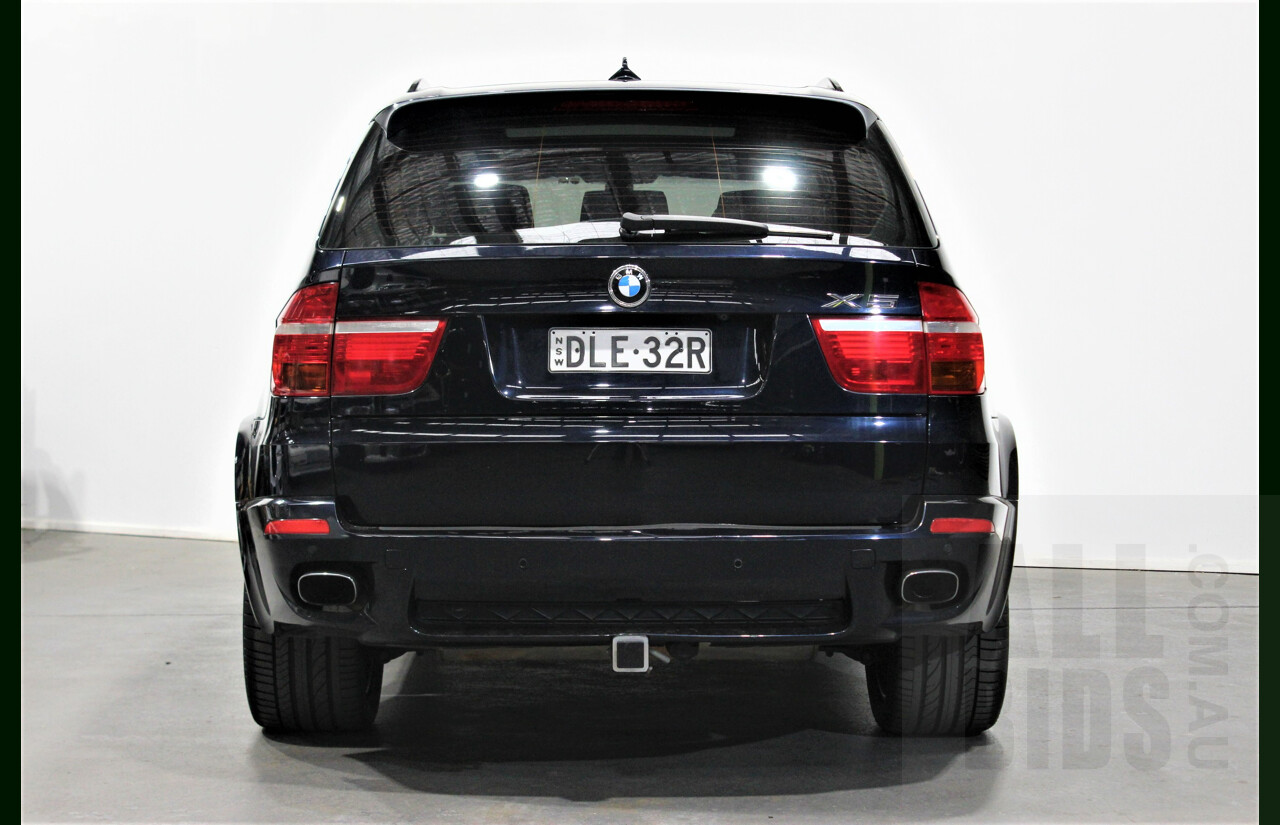 4/2010 Bmw X5 Xdrive 48i E70 MY09 4d Wagon Black 4.8L V8