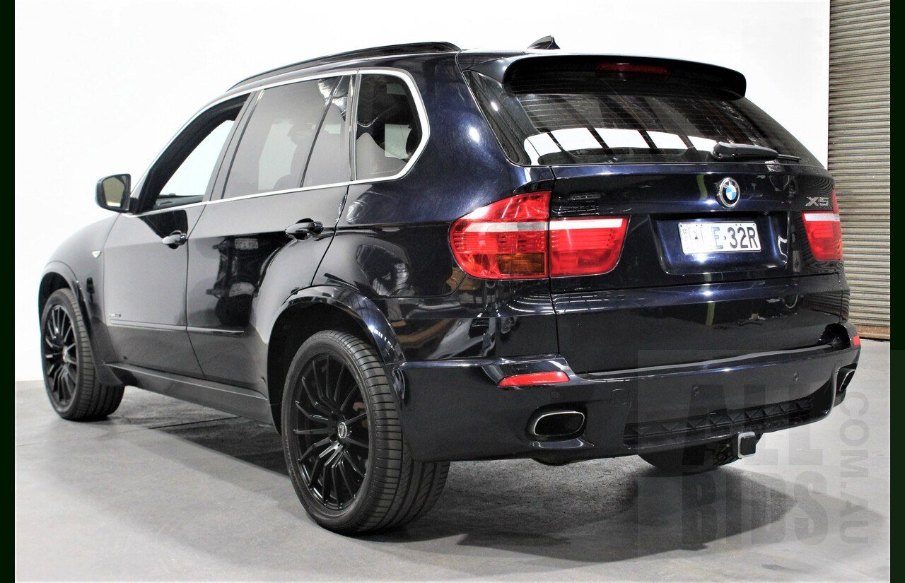 4/2010 Bmw X5 Xdrive 48i E70 MY09 4d Wagon Black 4.8L V8