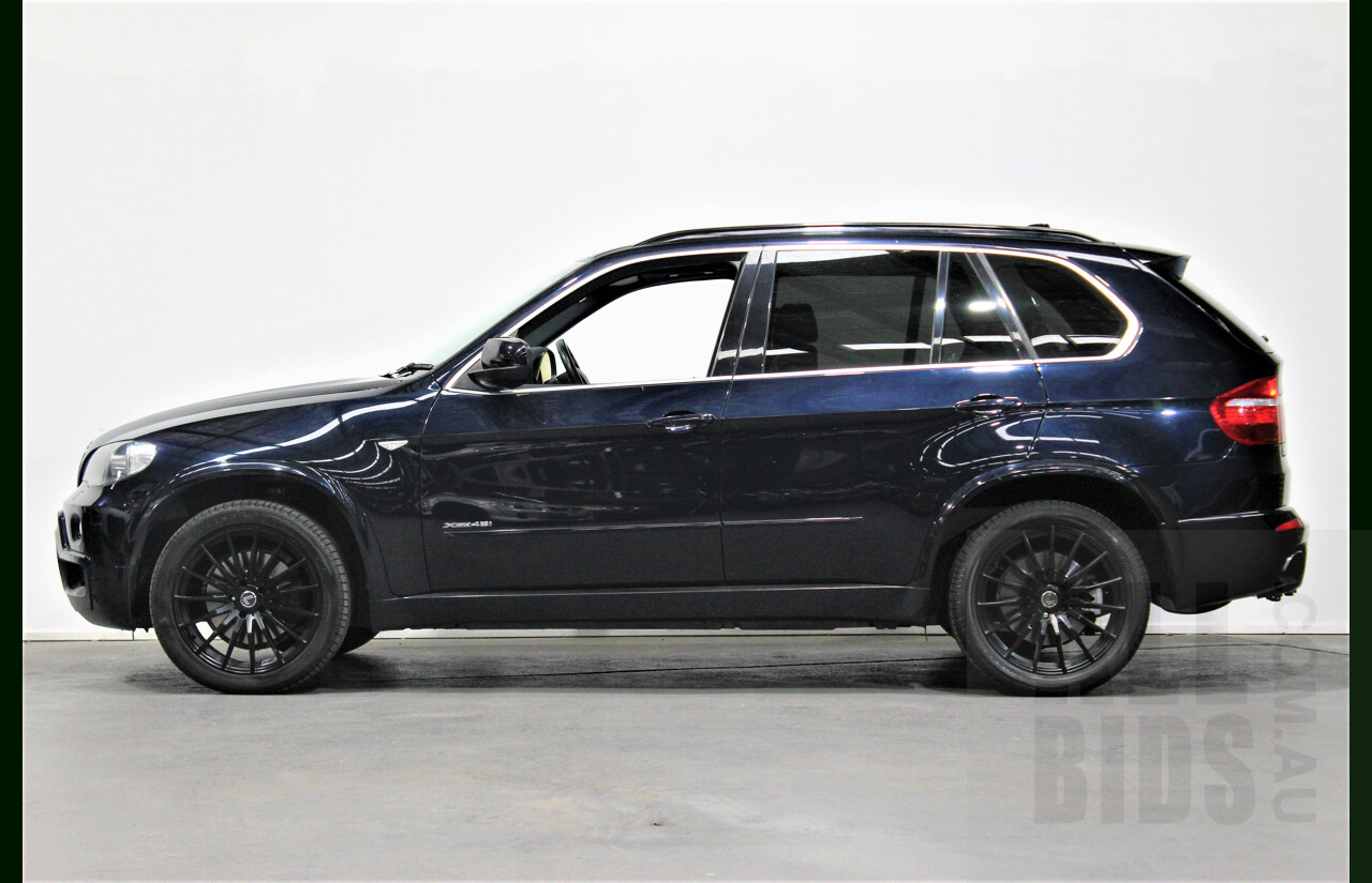 4/2010 Bmw X5 Xdrive 48i E70 MY09 4d Wagon Black 4.8L V8