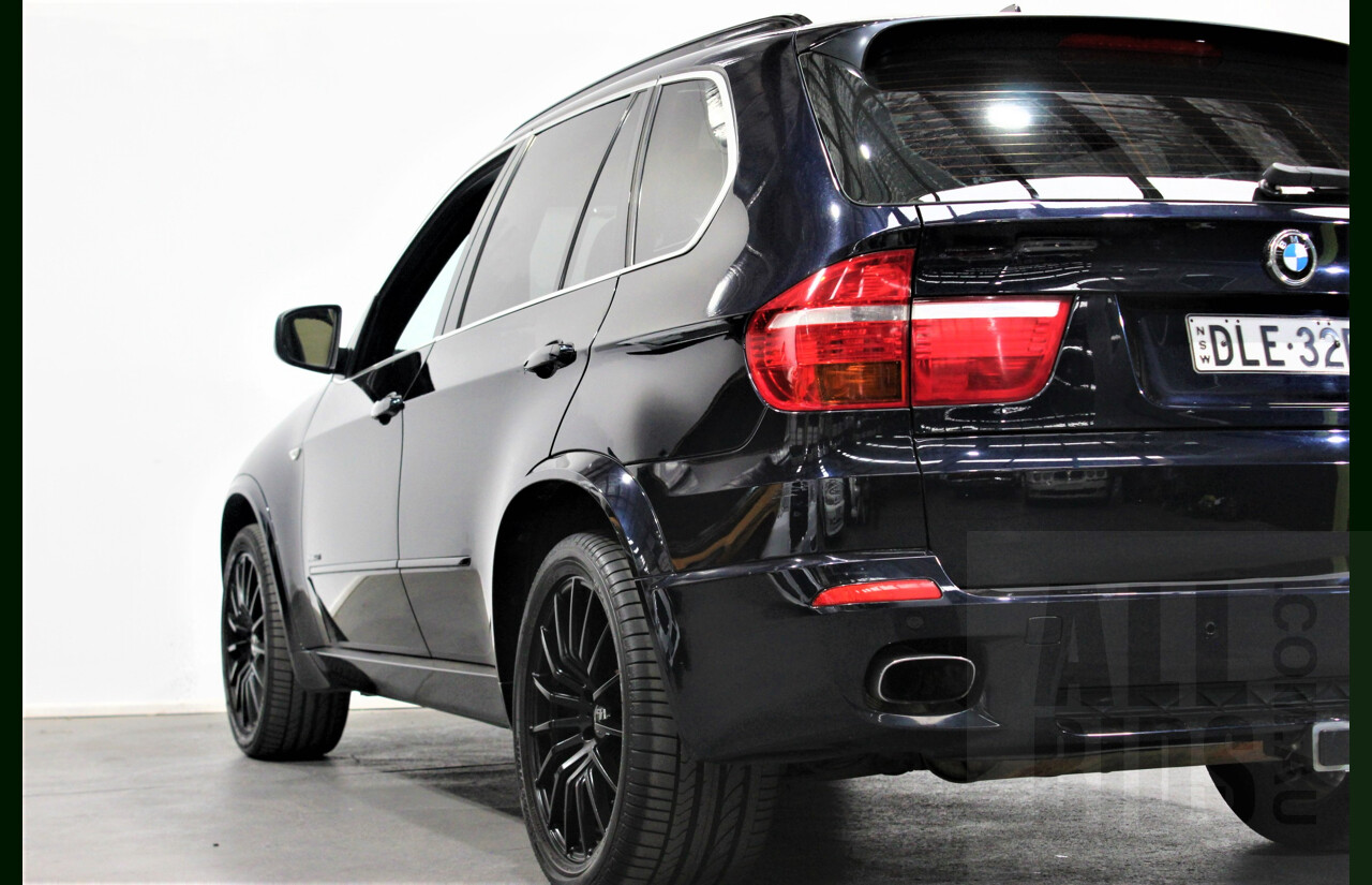 4/2010 Bmw X5 Xdrive 48i E70 MY09 4d Wagon Black 4.8L V8