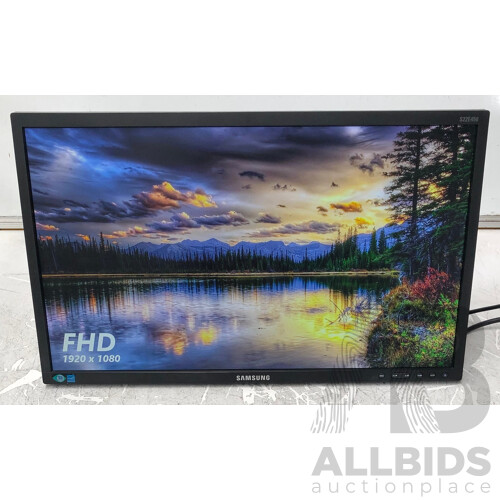 Samsung (S22E450B) 21.5-Inch Full HD (1080p) Widescreen LED-Backlit LCD Monitor - Lot of Two