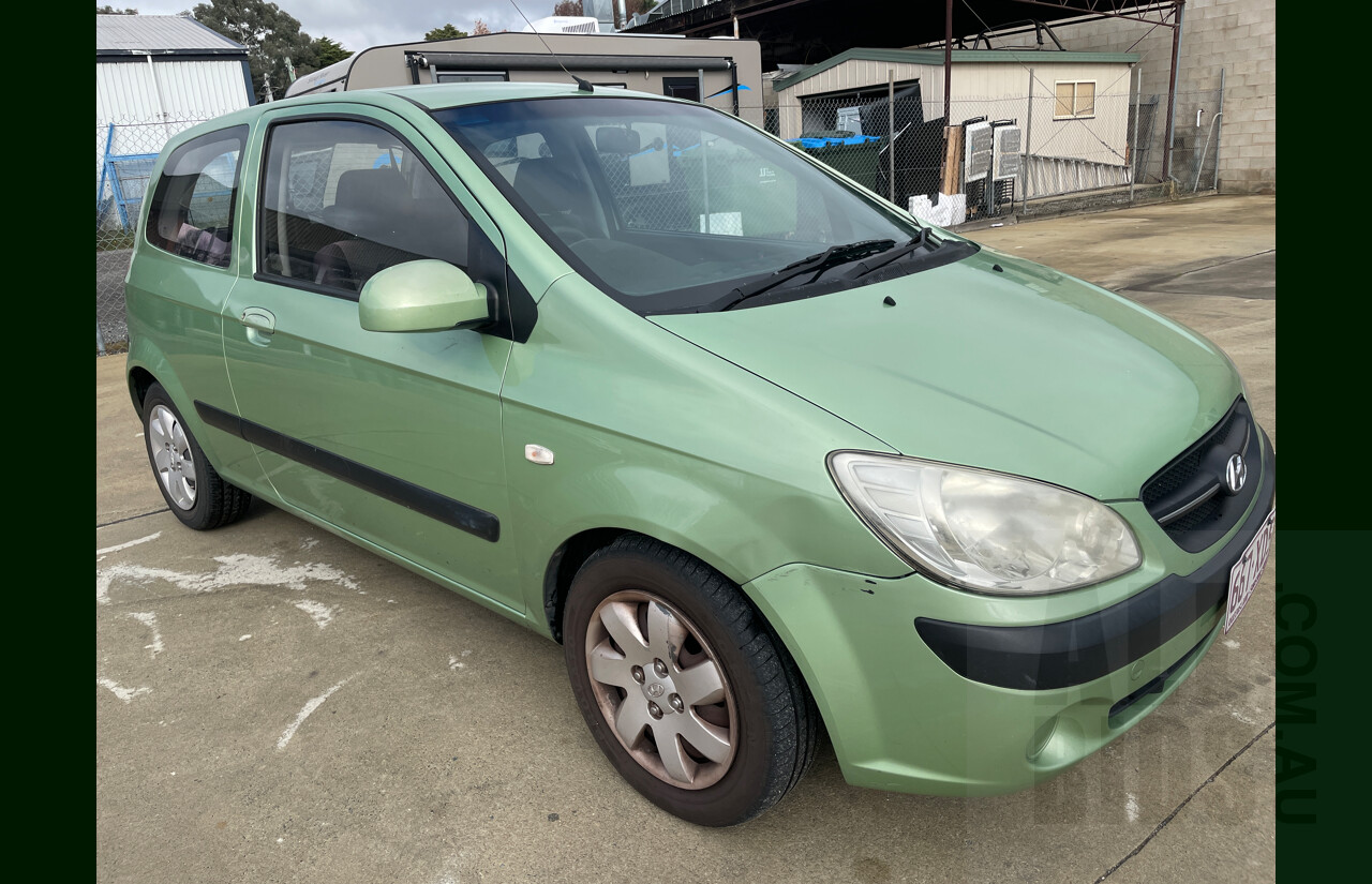 7/2009 Hyundai Getz S TB MY09 3d Hatchback Green 1.6L