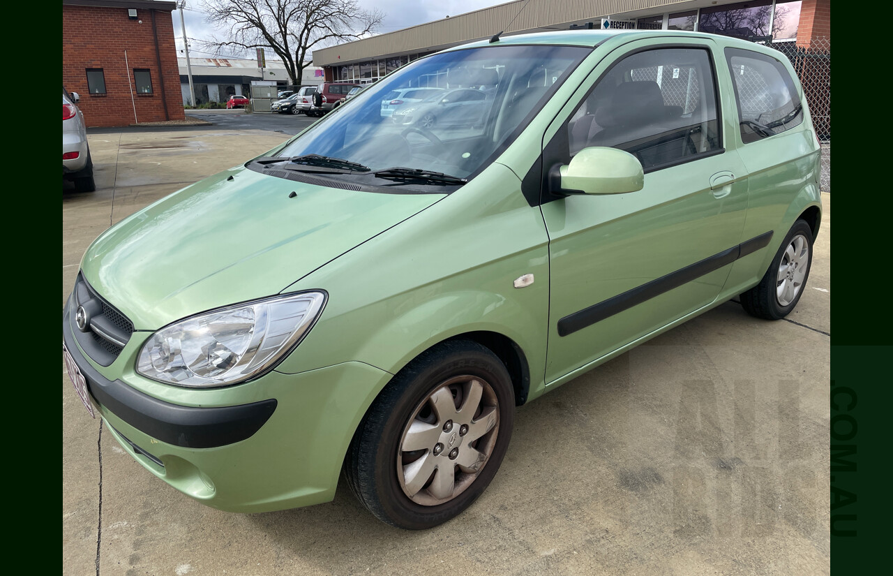 7/2009 Hyundai Getz S TB MY09 3d Hatchback Green 1.6L