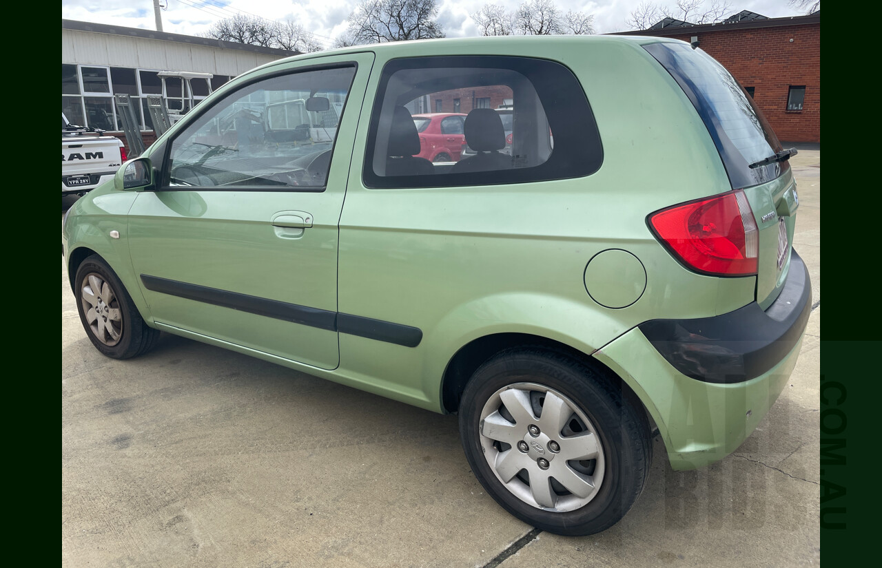 7/2009 Hyundai Getz S TB MY09 3d Hatchback Green 1.6L