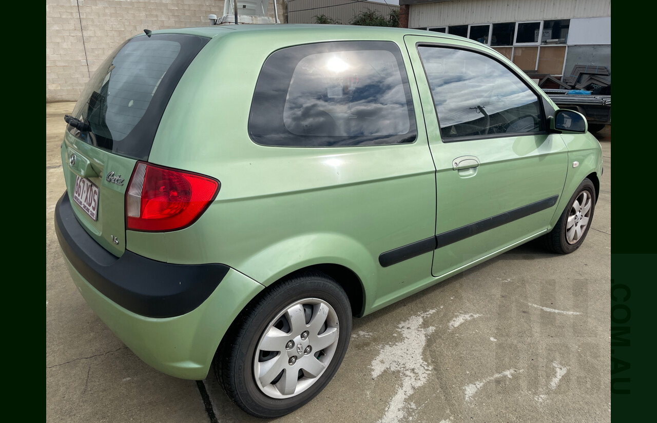 7/2009 Hyundai Getz S TB MY09 3d Hatchback Green 1.6L