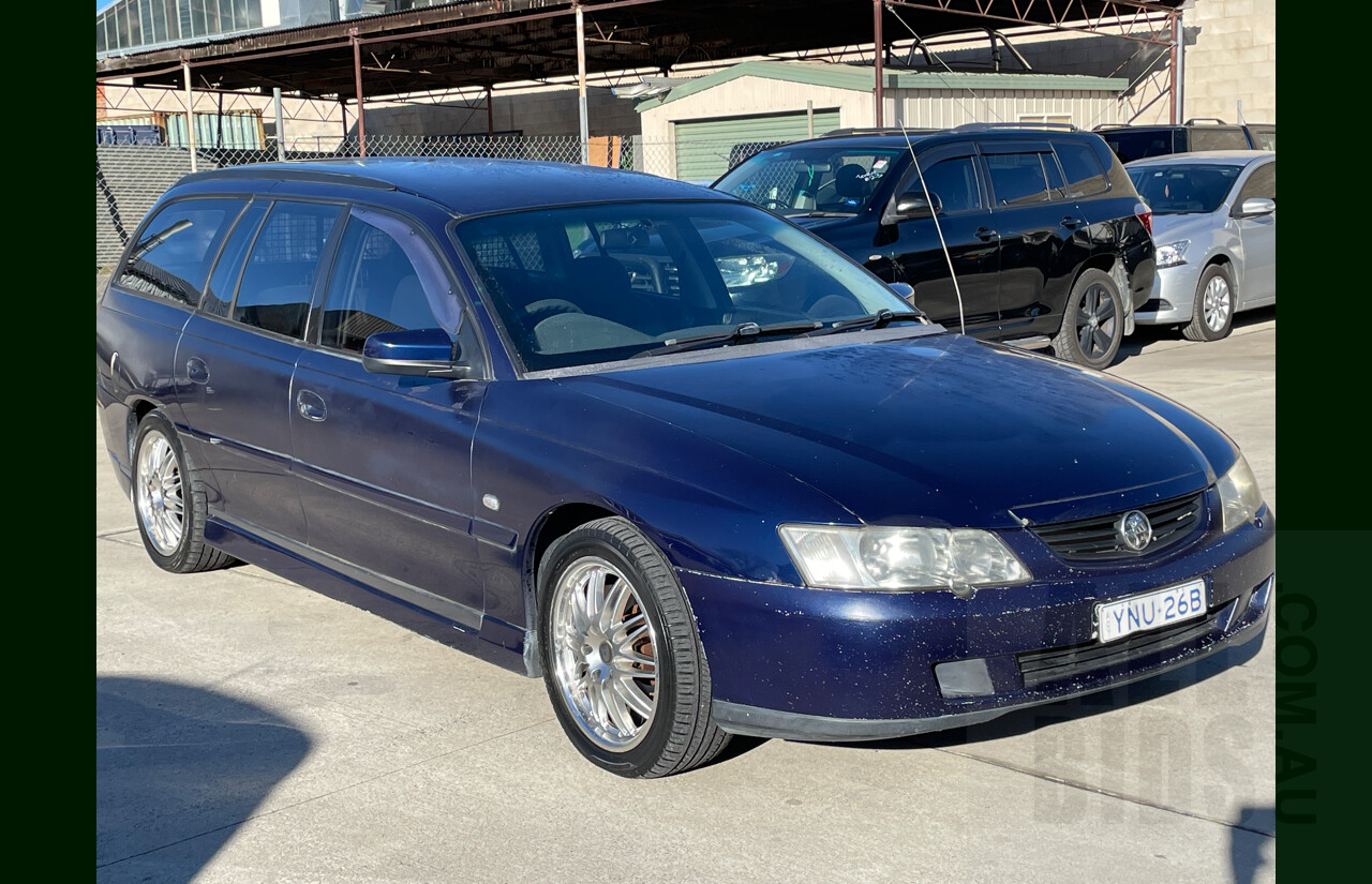 6/2003 Holden Commodore  VY 4d Wagon Blue 3.8L