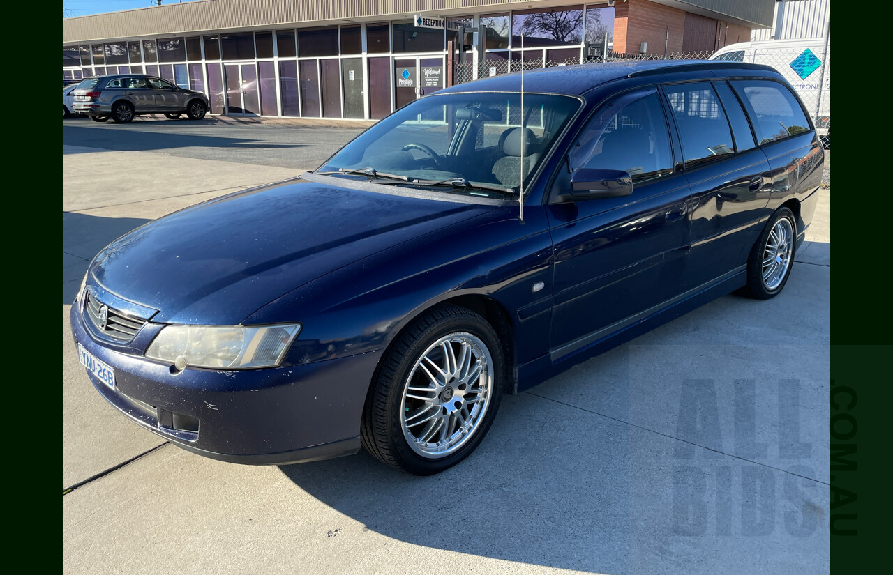 6/2003 Holden Commodore  VY 4d Wagon Blue 3.8L