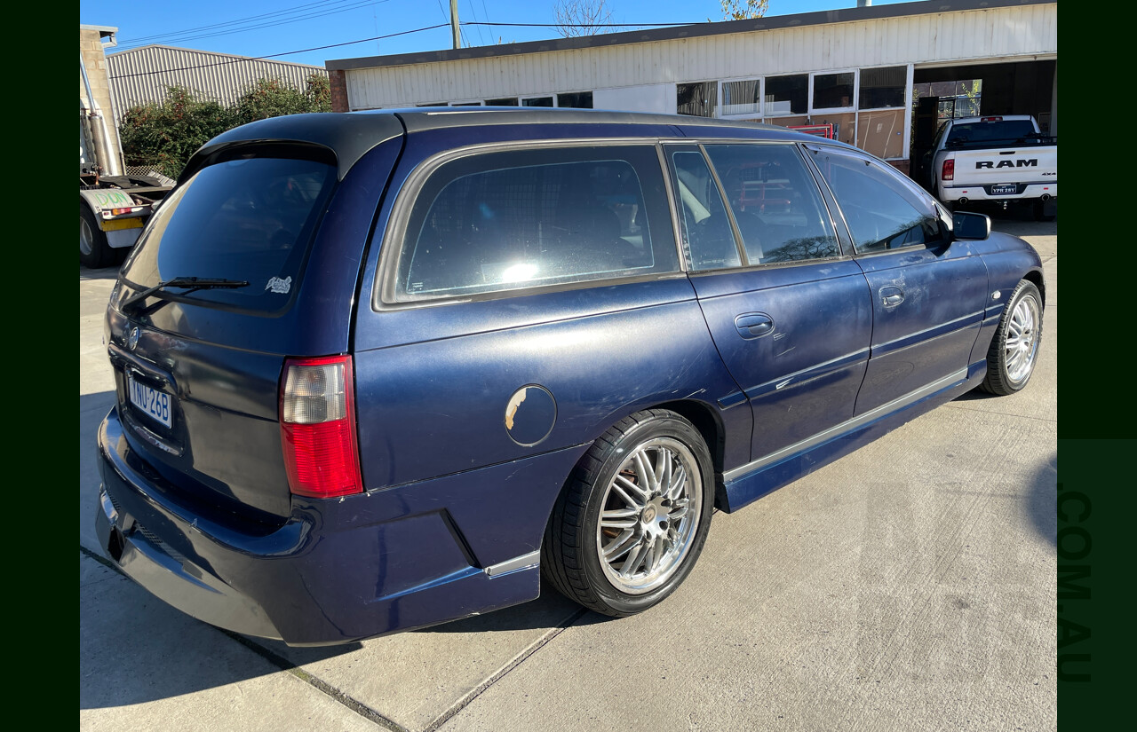 6/2003 Holden Commodore  VY 4d Wagon Blue 3.8L