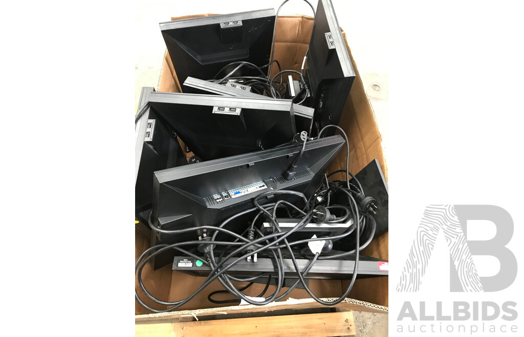 Dell Monitors (P2210f) - Lot of Seven