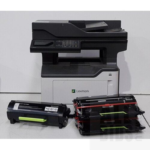 Lexmark (MX522) Laser Multifunction Black & White Printer W/ Three Imaging Units (56F0Z0E) & (50F0Z00) and One Toner Cartridge (50F3U0E))