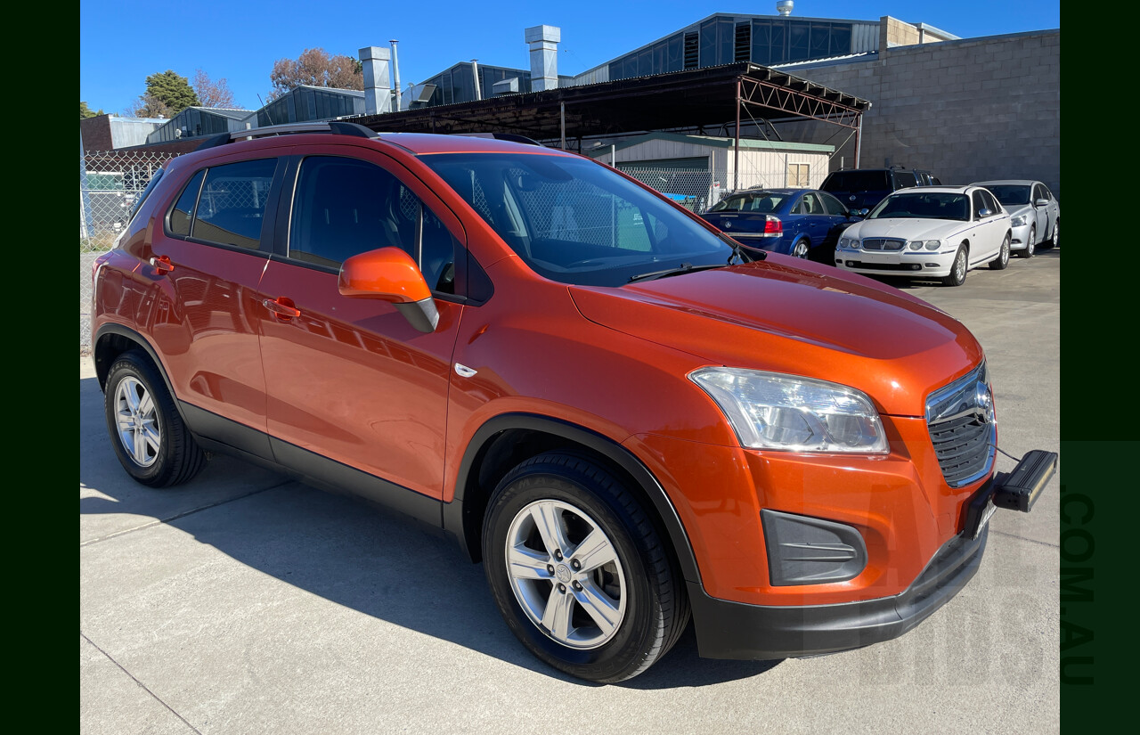 4/2014 Holden Trax LS TJ 4d Wagon Orange 1.8L