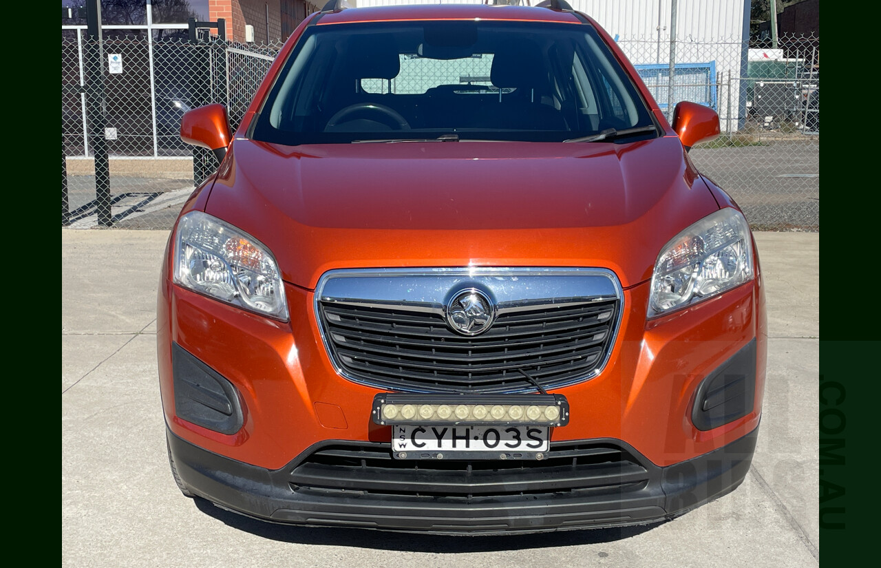 4/2014 Holden Trax LS TJ 4d Wagon Orange 1.8L
