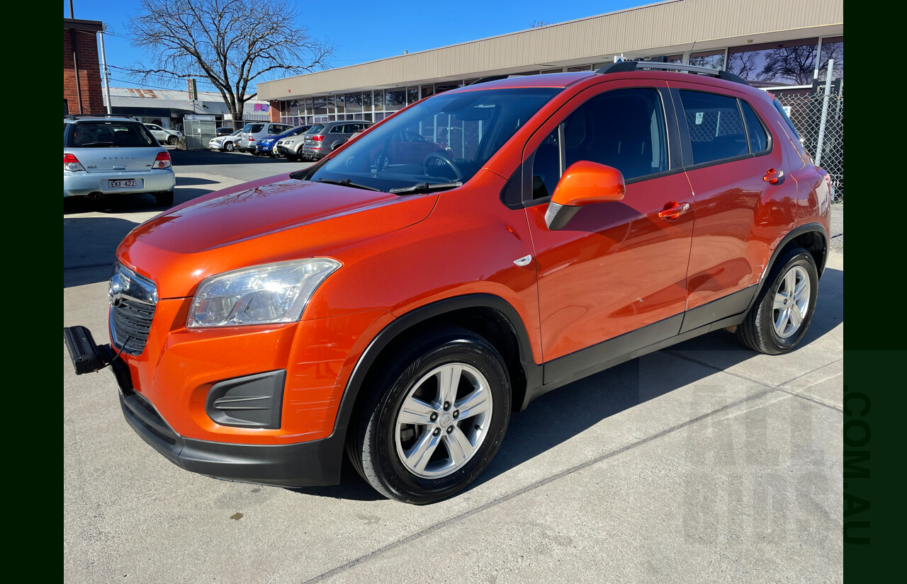4/2014 Holden Trax LS TJ 4d Wagon Orange 1.8L