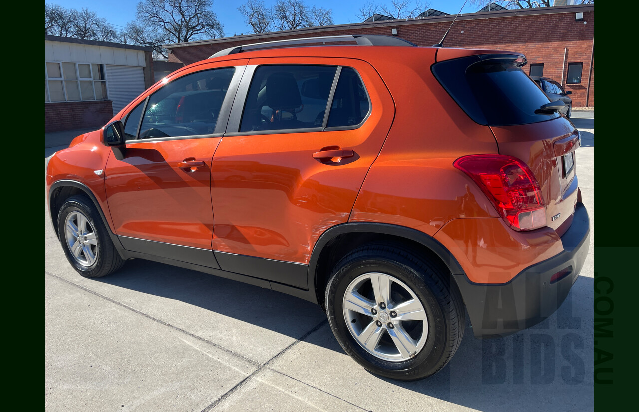 4/2014 Holden Trax LS TJ 4d Wagon Orange 1.8L