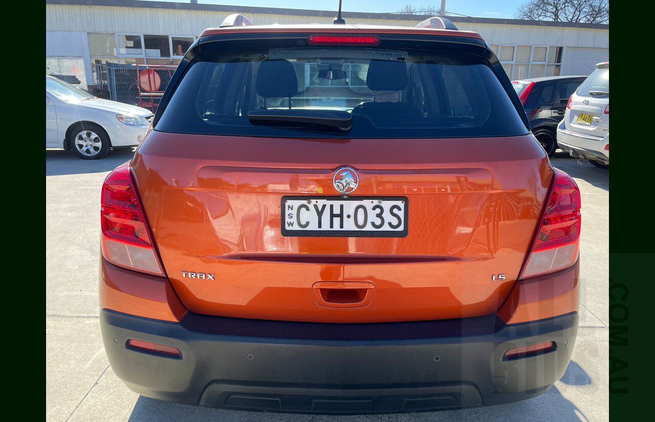 4/2014 Holden Trax LS TJ 4d Wagon Orange 1.8L