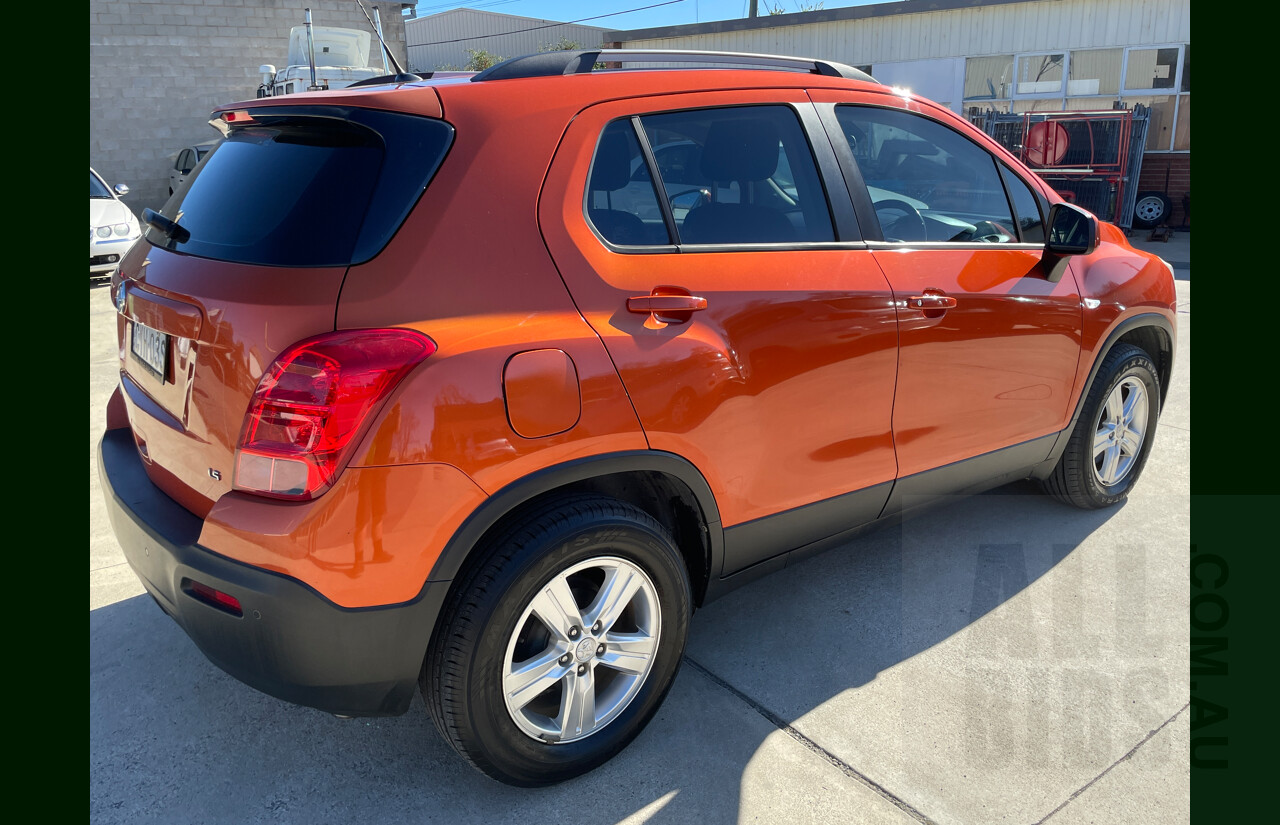 4/2014 Holden Trax LS TJ 4d Wagon Orange 1.8L