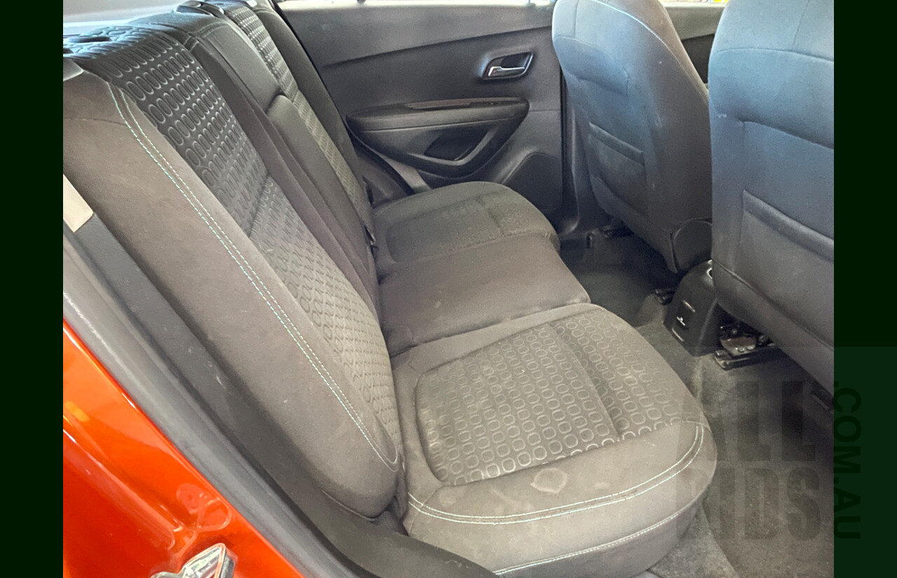 4/2014 Holden Trax LS TJ 4d Wagon Orange 1.8L