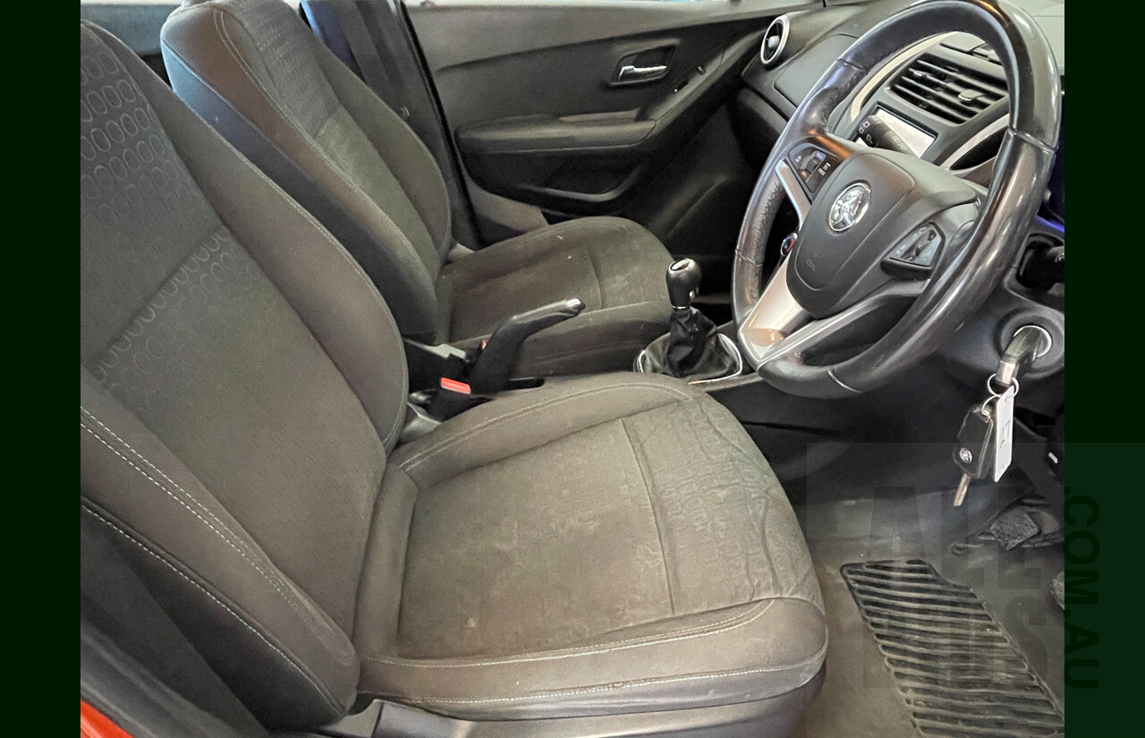 4/2014 Holden Trax LS TJ 4d Wagon Orange 1.8L