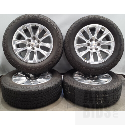 Set Of 20 Inch Alloy Six Stud Wheels To Suit Chevy Silverado