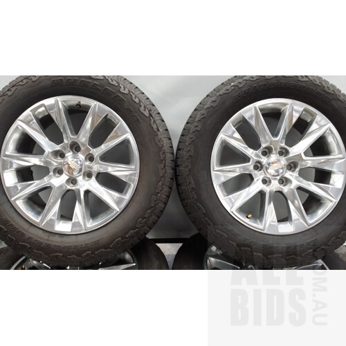 Set Of 20 Inch Alloy Six Stud Wheels To Suit Chevy Silverado