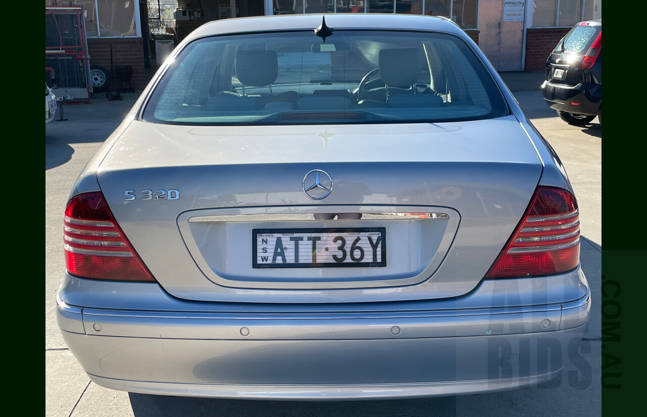 8/2000 Mercedes-Benz S320  W220 4d Sedan Blue 3.2L