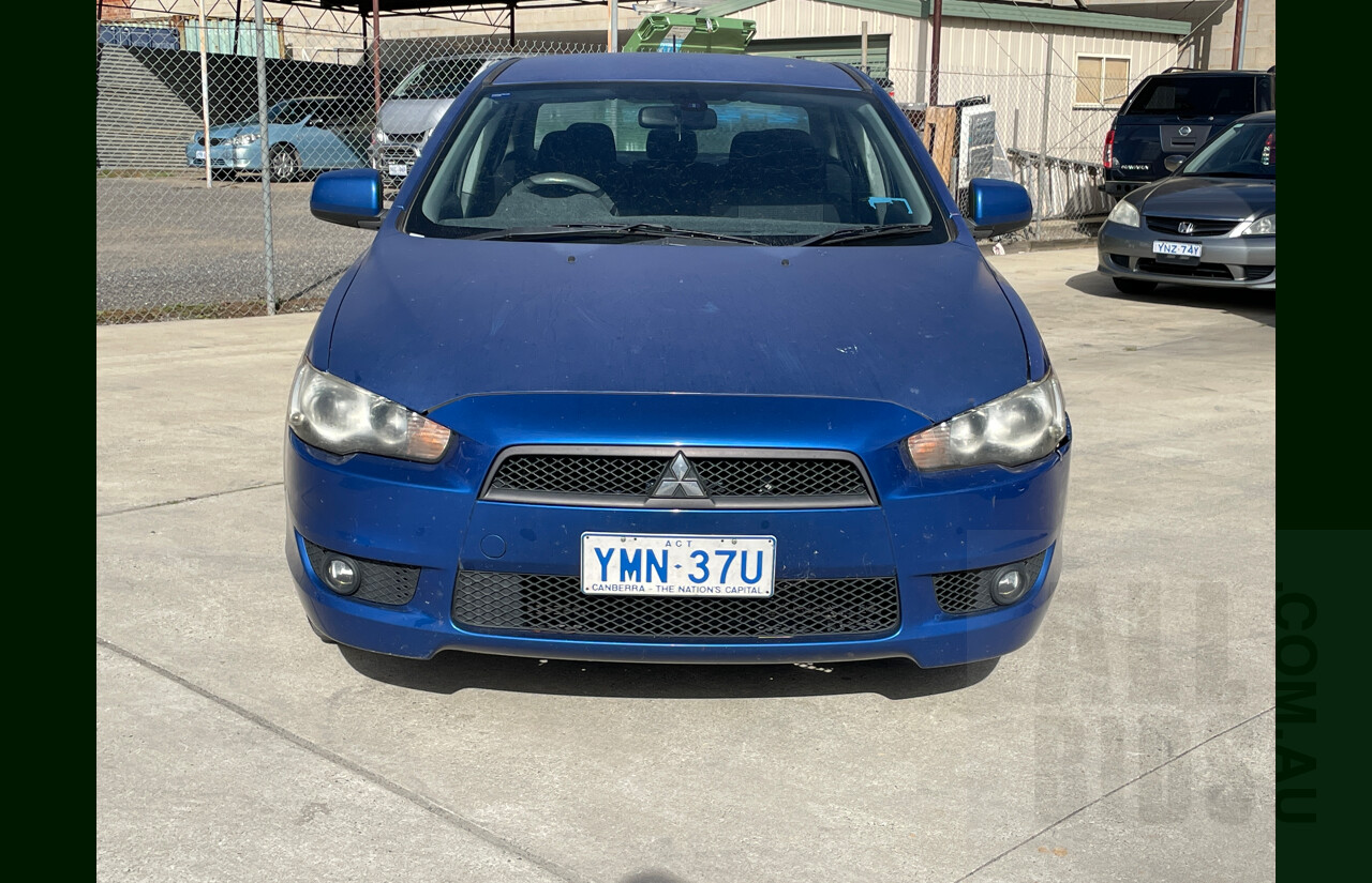 11/2007 Mitsubishi Lancer VR CJ 4d Sedan Blue 2.0L