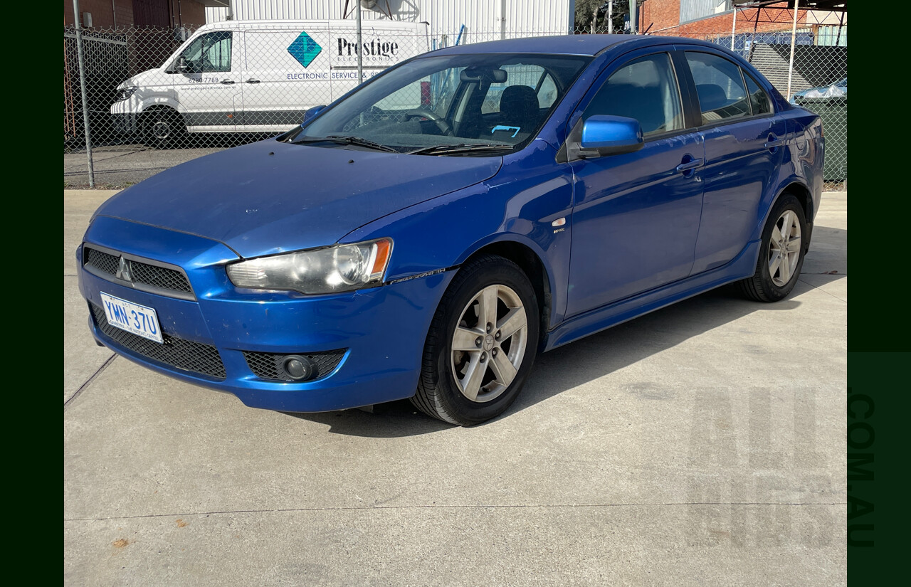 11/2007 Mitsubishi Lancer VR CJ 4d Sedan Blue 2.0L