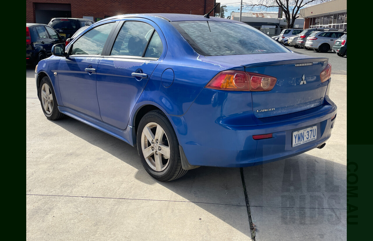 11/2007 Mitsubishi Lancer VR CJ 4d Sedan Blue 2.0L