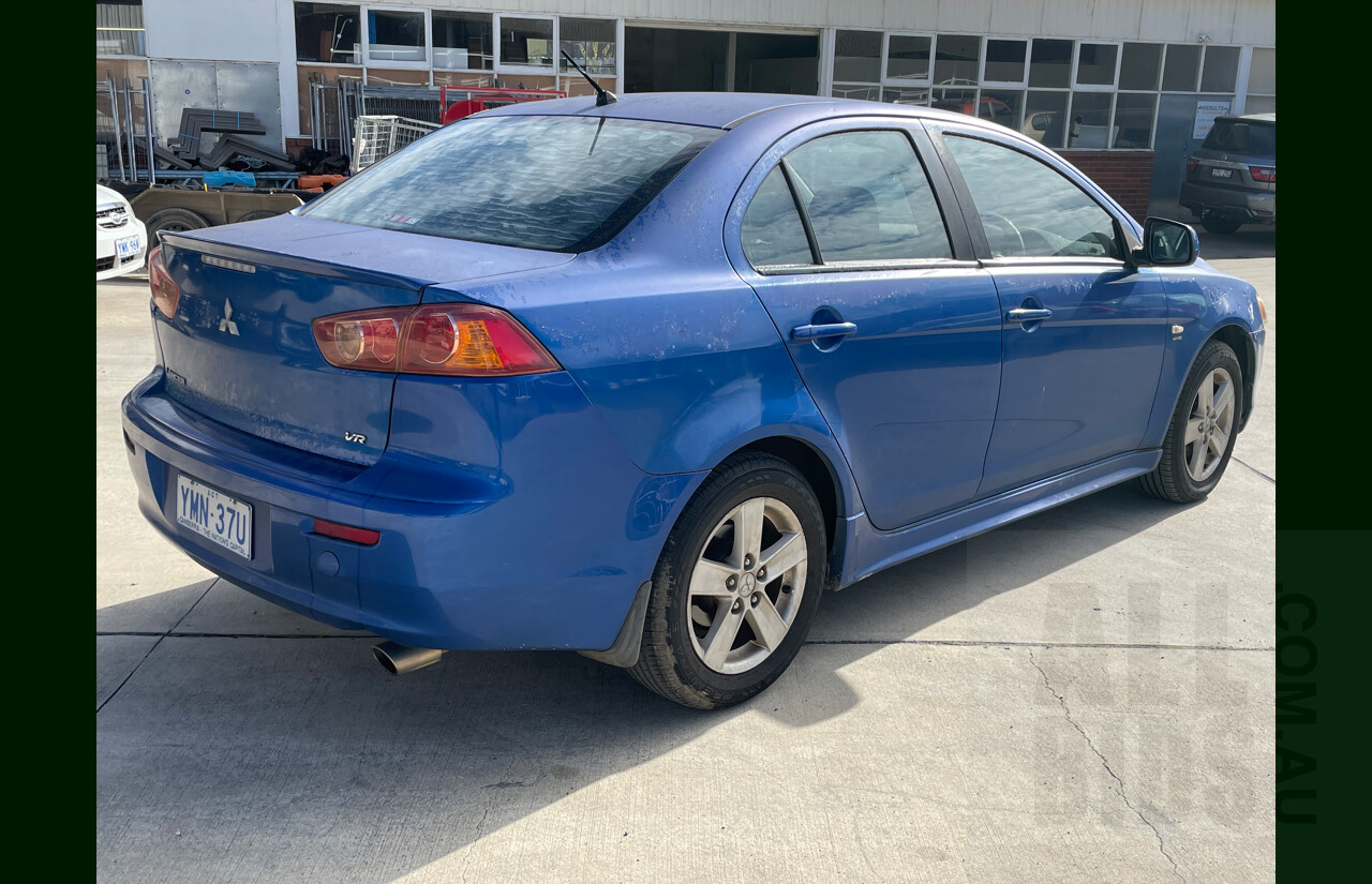 11/2007 Mitsubishi Lancer VR CJ 4d Sedan Blue 2.0L