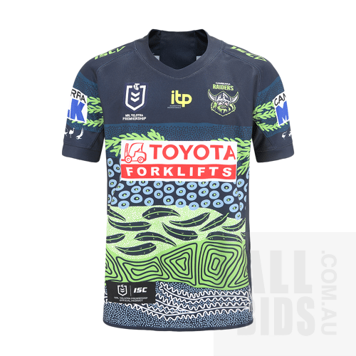 16. Sebastian Kris - Canberra Raiders 2022 Indigenous Jersey - Proceeds Towards Indigenous Activities