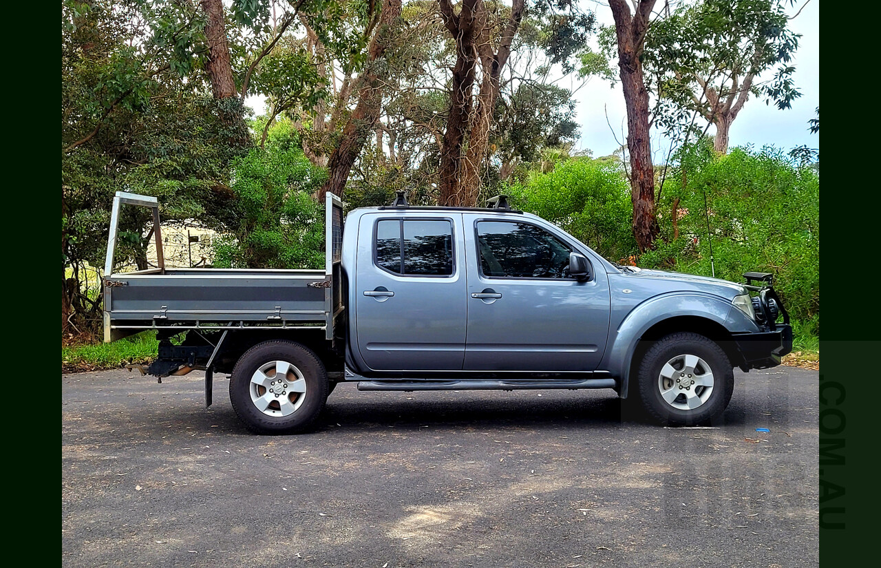 6/2011 Nissan Navara ST (4x4) D40 Dual Cab P/Up Grey 2.5L Turbo Diesel