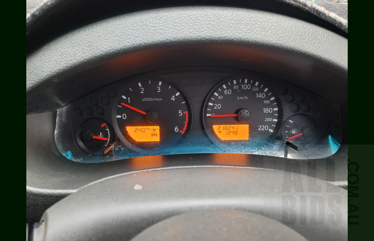 6/2011 Nissan Navara ST (4x4) D40 Dual Cab P/Up Grey 2.5L Turbo Diesel