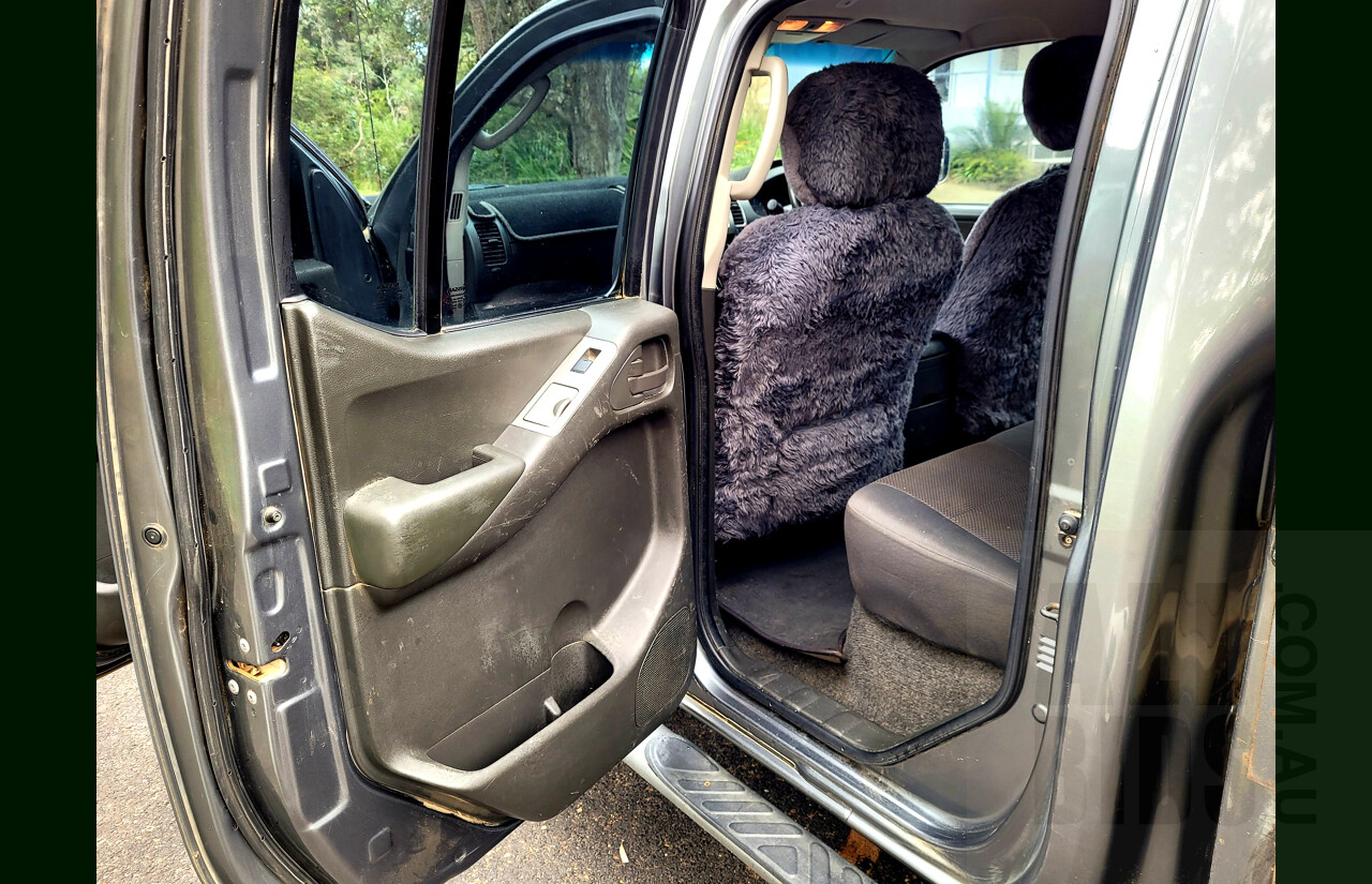 6/2011 Nissan Navara ST (4x4) D40 Dual Cab P/Up Grey 2.5L Turbo Diesel