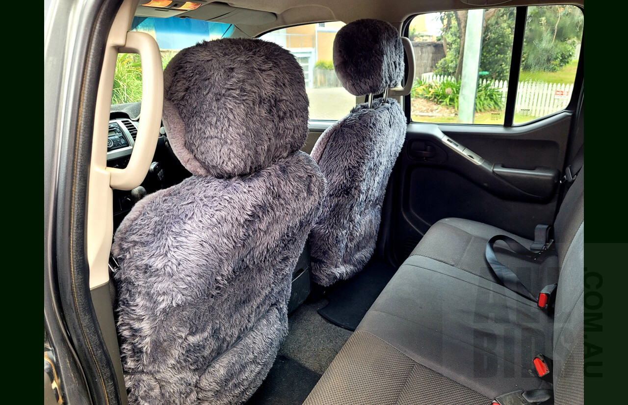 6/2011 Nissan Navara ST (4x4) D40 Dual Cab P/Up Grey 2.5L Turbo Diesel