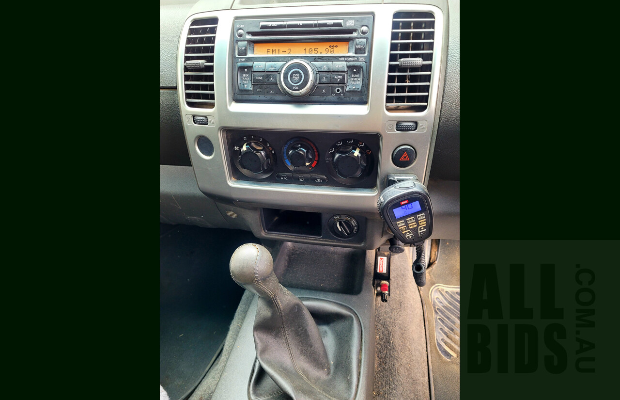 6/2011 Nissan Navara ST (4x4) D40 Dual Cab P/Up Grey 2.5L Turbo Diesel