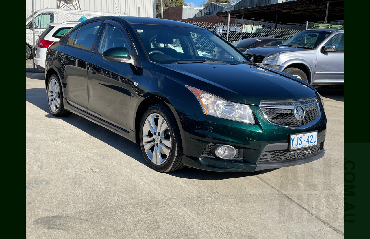 7/2013 Holden Cruze SRi JH MY14 4d Sedan Green 1.6L