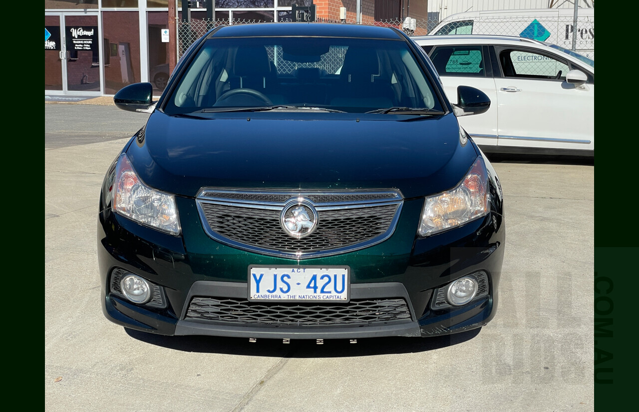 7/2013 Holden Cruze SRi JH MY14 4d Sedan Green 1.6L