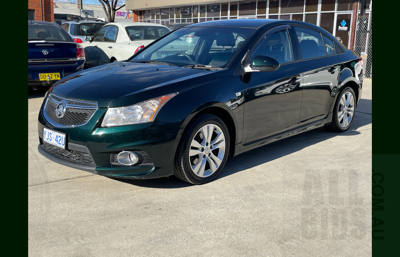 7/2013 Holden Cruze SRi JH MY14 4d Sedan Green 1.6L