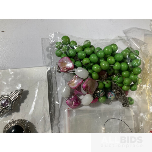 Large Collection of Costume Jewellery Some Still in Boxes, Including Earrings, Rings, Brooches and Necklaces and Brands Such as Pandora, David Jones and More