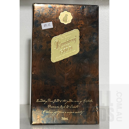 750ml Bottle of Bundaberg Pure Gold Rum in Box