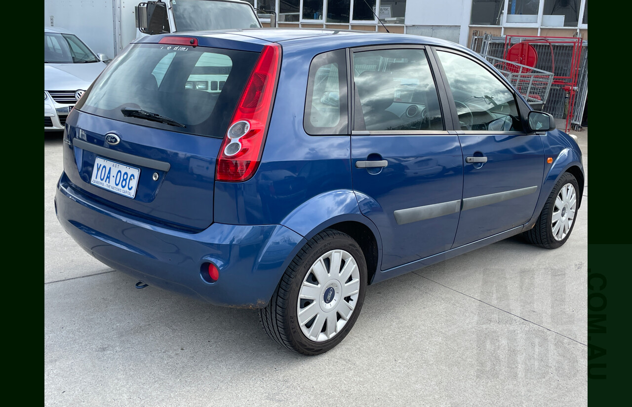 11/2006 Ford Fiesta LX WQ 5d Hatchback Blue 1.6L