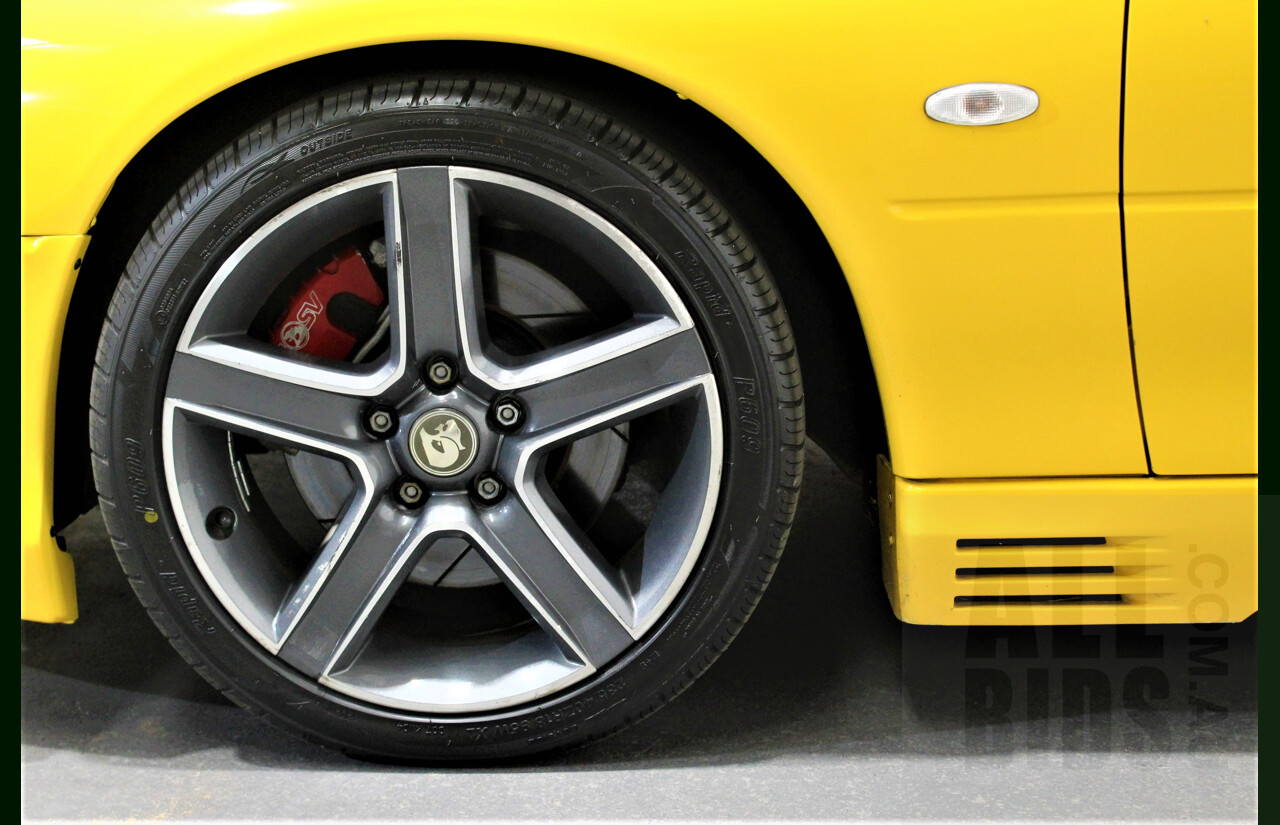 6/2003 Holden HSV Coupe GTO V2 2d Coupe Yellow Devil 5.7L V8